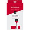 Vitalcare | Set Tinta Capelli, Set di 3 Strumenti per la Colorazione dei Capelli, (1 Ciotola + 1 Misurino 135 ml + 1 Pennello)