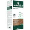 Herbatint Gel Colorante Permanente 3Dosi, 300ml - 8N Biondo Chiaro, Senza Ammoniaca, per Pelli Sensibili, 100% Copertura Capelli Bianchi, con 8 Estratti Naturali Bio