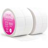 LALILL Pads per Unghie 1000 Pezzi - Salviette Senza Pelucchi 8 Strati - Dischetti Nail Cleaner per Gel, Semipermanente, Acrilico, Acetone, Remover - Accessori per Manicure e Nail Art