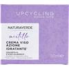 Naturaverde | Crema Viso Upcycling Mirtillo, Con Estratto di Mirtillo e Acido Ialuronico, Azione Idratante, 50ml