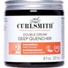 Curlsmith Double Cream Deep Quencher - Maschera idratante profonda per ricci, idratante e districante, per tutti i tipi di ricci, vegano (8 oz)