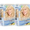 Garnier Nutrisse, crema n. 100, biondo naturale extra chiaro, per la cura dei capelli, con olio nutriente, copertura 100% grigia (Confezione da 2)