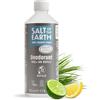 Salt Of the Earth Ricarica roll-on deodorante naturale Salt of the Earth, vetiver e agrumi - Vegano, approvato da Leaping Bunny, prodotto nel Regno Unito - 525ml