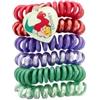 Disney Principesse - Set di 4 elastici senza traccia per bambine - Accessori per capelli per bambini - Capelli fini - Ariel la Sirenetta - Antiscivolo - Stile morbido - Prodotto ufficiale Disney