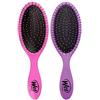 Wet Brush Spazzola per capelli originale Detangler - rosa e viola - esclusive setole IntelliFlex ultra morbide per donna, uomo, capelli bagnati e asciutti