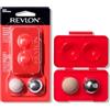 Revlon Ricariche per pattini facciali: 1 pietra vulcanica assorbente e 1 sfera in acciaio rinfrescante e lenitivo per il viso in una custodia. Prodotto ecologico