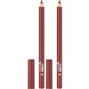 deBBY, lipPENCIL LONG LASTING, Matita Labbra Lunga Durata con Pigmenti Full Color, Applicazione Precisa e Confortevole, Texture Scorrevole, Colore 20 Wine (Confezione da 2)