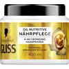Gliss Olio nutriente 4 in 1 per la cura dei capelli (400 ml), con sistema HAPTIQ e olio di Marula nutre i capelli stropicciati e danneggiati, la maschera per capelli garantisce una morbidezza sensuale