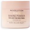 Revolution Beauty London Revolution Loose Baking Powder - Cipria fissante in polvere libera, finish luminoso, assorbe lucidità e sebo in eccesso, vegana e cruelty-free, 30 g, Peach