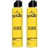 Schwarzkopf Got2b, Glued Lacca, Tenuta Ultra Forte, Spray per i Capelli ad Alta Tenuta, Fissaggio Forte, 300 ml (Confezione da 2)