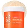 NIP & FAB Nip+Fab Vitamin C Fix Pads, Dischetti Viso Illuminanti Anti-Età, 60 Pezzi | Estratto di Caffè Energizzante, Tè Verde Antiossidante, Formula Levigante e Uniformante, Trattamento Giorno e Notte