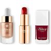Wakeup Cosmetics Milano Wakeup Cosmetics - Kit 3 prodotti - 1x Illuminante Liquido (Gold Champagne), 1x Rossetto Cremoso (Perfect Ruby), 1x Smalto per Unghie (Cannelle)