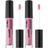 deBBY, kissME LIPGLOSS VOLUME EFFECT, Gloss Labbra con Acido Ialuronico Idratante, Effetto Volumizzante Naturale, Finish Extra Luminoso senza Appiccicare, Colore 06 Pink (Confezione da 2)