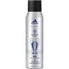 adidas UEFA Champions League Goal Edition Anti Perspirant Deodorant Spray, 72H, Deodorante, profumo verde Fougère con oli essenziali naturali per uomini, 150 ml