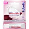 Labello Glowy Lips Berry + SPF 30 10 ml, Balsamo labbra colorato con effetto lip gloss intenso, Lucidalabbra con Acido Ialuronico + Vitamina E + Glicerina, Burrocacao labbra secche e screpolate