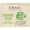 Omia, Shampoo Solido Aloe del Salento per Capelli Normali, Formula Idratante, Senza Siliconi e Coloranti, Adatta a Tutti i Tipi di Pelle