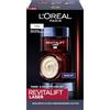 L'Oreal Paris L'Oréal Paris Set per la cura del viso, anti-invecchiamento e la cura notturna con effetto 3 volte, con pro-retinolo, ialurone e vitamina C, Revitalift Laser X3, 2 x 50 ml