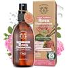 BIONOBLE Acqua di Rose Spray Bio - Tonifica, Calma, Illumina - Idrolato di Rosa 100% Naturale, Senza Alcol - Tonico Acqua alle Rose Viso, Capelli, Contorno Occhi - Bottiglia di Vetro con Spray - 200ml