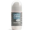 Salt Of the Earth Deodorante naturale roll-on per uomo Salt of the Earth, vetiver e agrumi - Ricaricabile, vegano, prodotto nel Regno Unito - 75ml