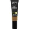 SANTE Naturkosmetik High Coverage Natural Foundation 08 Warm Chestnut, primer vegano con peptidi biologici, ad alta opacità e una finitura naturale, formula nutriente e sostenibile, 25 ml
