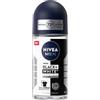 NIVEA MEN Black & White Invisible Original Roll-on 6 x 50 ml, Deodorante uomo antitraspirante 72h, Deodorante roll on anti odori, sudore, residui, irritazioni e macchie, Profumo maschile e duraturo