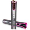 OBA Arricciacapelli Automatico Cordless, Ricaricabile USB, Display LCD, Timer 8-18s, Temperatura 150-200°C, Piastra in Ceramica