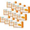 equilibra Calendula Sapone 100% Vegetale, Funzione Anti Arrossamento, 100g, Pacco da 12
