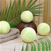 French Tendance - Bomboletta da bagno in schiuma - Rilassamento Rilassante - Regalo donna - Benessere - Profumo di ananas - Bicolore - 1 x 120 gr - Atmosfera Aromatherapie (Confezione da 5)