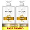 Pantene Pro-V Shampoo Ripara e Protegge 2x1000ML, Dispenser, per Capelli Secchi e Danneggiati. Pulisce e Protegge i Legami Capillari. Senza Siliconi. Active Nutri-Ple