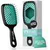FHI Heat Spazzola Capelli Indolore UNbrush, Adatta a Tutti i Tipi di Capelli, Bagnati o Asciutti - Spazzola Districante per Capelli Ventilata con Setole Antistatiche DuoFlex - Teal Laguna
