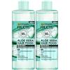 Garnier Fructis, shampoo all'aloe vera, per capelli da normali a secchi,idratante e delicata,per una maggiore lucentezza e morbidezza, con olio di cocco, senza siliconi, cibo per capelli, 400 ml