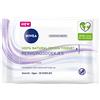 NIVEA Salviettine detergenti sensibili - Salviettine struccanti - Per pelli sensibili - Dexpantenolo - Detergente viso - 25 pezzi
