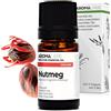 Aroma Labs Noce Moscata BIO (Myristica fragrans) - 5 mL - Olio Essenziale Chemiotipizzato e Certificato AB/Cosmos - Aroma Labs - Made in France