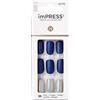 KISS ImPRESS - Manicure a pressione, Daydream, quadrata di media lunghezza, con tecnologia PureFit, include tampone di preparazione, mini lima, bastoncino per cuticole e 30 unghie finte