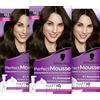 Perfect Mousse Schwarzkopf Perfect Mousse Colorazione permanente in schiuma 365/3-65 Cioccolato Brownie (93 ml), colore per capelli con perfetta copertura del grigio, colorazione per una cura intensa e una
