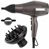JATA JBSC1290 - Asciugacapelli professionale. Asciugacapelli ionico. 2200 W. 2 concentratori e diffusore. 3 Temperature. 2 velocità. Capelli senza arricciatura. Motore AC. Gancio da appendere. Aria