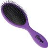 Clauss Wash & Brush - Spazzola per capelli lunghi, 70 g, con cuscinetto d'aria e setole flessibili in nylon opache, colore: viola opaco
