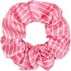 GYADA COSMETICS Scrunchie Pink Stripes, Elastico in Raso per Capelli Ricci, Mossi e Lisci, Non Tira, Non Lascia Segni, Non Crea Attrito, Colore Rosa, 1 Pezzo