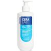 OMEOVITA CERALAB Detergente Idratante Viso e Corpo con Acido Ialuronico e 3 Ceramidi - Pelle Normale e Secca, Formula Non-Schiumogena, 400ml