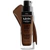 NYX Professional Makeup Fondotinta, Can't Stop Won't Stop Full Coverage Foundation, Lunga tenuta, Waterproof, Finish MatteChestnut