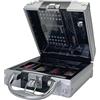 Markwins bonvoyage, Set Manicure Donna con 4 Smalti Colorati, Taglia Unghie, Taglia Cuticole, Lima e Stencil, Valigetta da Viaggio Portatile e Leggera, The Perfect Nail