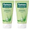 FAMOS Crema mani idratante Aloe Vera 75 ml (Confezione da 2)