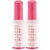 Essence Cosmetics Glossy Glaze High Shine Lipstick, Pigmentato, Lucida, Colore Intenso, 1.9 g (Confezione da 2)