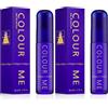 COLOUR ME Indigo Profumo da donna, Eau de Parfum 50 ml, Fragranza di lusso - Profumo da donna, persistente Profumi di Milton-Lloyd (Confezione da 2)