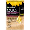 Garnier Olia Tinta Capelli, Colorazione Permanente Senza Ammoniaca, Oli di Fiore di Origine Naturale, Formula Vegana, Biondo Chiarissimo Dorato