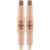 Catrice Cosmetics Catrice Magic Shaper Contour & Glow Stick, matita contorno contorno n. 020, multicolore, definitivo, risultato immediato, naturale, vegano, senza profumo, senza alcool, senza parabeni, confezione da 2