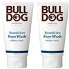 BULLDOG - Skin Care for Men | Sensitive Wash Gel | Moisturising & Soothing Face Cleansing | 150 ml (Confezione da 2)
