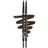 NYX Professional Makeup Micro Brow Pencil, Dual Ended with Mechanical Brow Pencil and Spoolie Brush, Pack of 2, Shade: Espresso