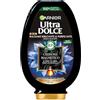 Garnier Ultra Dolce Carbone Magnetico, Balsamo Purificante e Idratante, 97% Origine Naturale, per Cute Grassa e Lunghezze Secche, Senza Siliconi, 250 ml