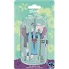 DISNEY Stitch - Set manicure per bambini, 5 accessori, kit completo per tagliaunghie, spingi cuticole, forbici, lime, pinzette - Cofanetto per cura mano, piede ragazza, ragazzo - Prodotto ufficiale